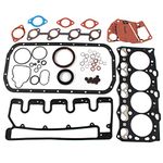 4LE1 Engine Full Gasket Kit Head Gasket Set for Isuzu Engine Hitachi EX55 ZX55UR ZX55 H50B Sumitomo SH55 JCB 8040 8045 8050 8060 Hanix H50B John Deere 50ZTS Excavator MG18 DIS-180 DCA-25 Generator