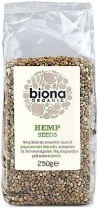 BIONA Organic Hemp Seeds, 250 GR