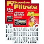 Filtrete 20x25x4, AC Furnace Air Filter, MPR 1000 DP, Micro Allergen Defense Deep Pleat, 4-Pack (actual dimensions 19.88 x 24.63 x 4.31)