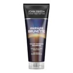 John Frieda Midnight Brunette Colour Deepening Shampoo 250 Ml, Colour-Depositing Shampoo Brown Hair