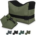 TWOD Outdoor Shooting Rest Bags Target Sports Shooting Bench Rest Front & Rear Support SandBag Stand Holders for Gun Rifle Shooting Hunting Photography - Unfilled