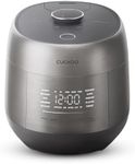 CUCKOO Twin Pressure Rice Cooker 6-Cup Uncooked / 12-Cup Cooked with Induction Heating Technology, Silent Pressure System, Open Cooking Mode, Dynamic Display, Eco Inner Pot, Gray (CRP-PHTR0609FS)