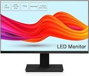 KOORUI 24 Inch Computer Monitor, FHD 1920 x 1080p, 75Hz PC Monitor IPS Display, Frameless, Flicker-Free, Eye Care, HDMI, VGA Ports with 178° Viewing Angle/Tilt/VESA Mountable for Home and Office