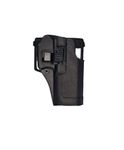 Trident Police Duty Holser for Glock Pistol, Black in Color, Perfect Adjustment for Belts Upto 5.5cm Wide.