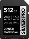 Lexar Silver PRO SD Card 512GB, UHS