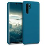 kwmobile Case Compatible with Huawei P30 Pro Case - TPU Silicone Phone Cover with Soft Finish - Teal Matte