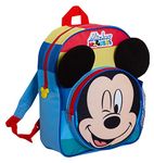 Disney Mickey Mouse Backpack Boys 3D Bag For Kids Travel Nursery School Rucksack