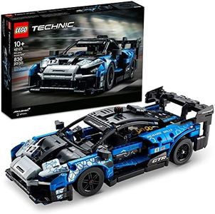 LEGO Technic McLaren Senna GTR 42123 Toy Car Model Building Kit; Build and Display an Authentic McLaren Supercar, New 2021 (830 Pieces)