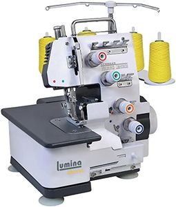 Lumina Sienna Serger Sewing Machine - Industrial Grade Sergers & Overlock Machines with Durable Metal Frame, 3-4 Serger Thread Capability - Overlocker Sewing Machine for Heavy Duty Fabric