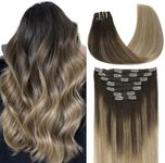 VINBAO Clip in Hair Extensions 7 Pc