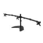 Triple Monitor Height Adjustable Desk Mount Steel Monitor 13-27 Inches