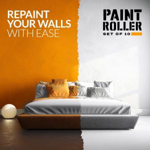 Raulde 10-Piece Paint Roller Set – Complete Painting Kit