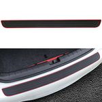 Car Rear Bumper Protector Guard, Universal Rubber Scratch Resistant Trunk Door Entry Guards Accessory Trim Cover, Scratch-Resistant Boot Sill Protector Fit for Cars, SUVs