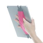 TFY Security Holder Hand Strap Stand for iPad 9, iPad Air 5, iPad Mini 6 - iPad Pro 9.7", Pro 11" - Galaxy Tab & Note - Google Nexus and More