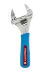 Channellock 6SWCB Slim Jaw Adjustable Wrench, WideAzz Jaw Opening of 1.34-Inch and Code Blue Grip for Comfort, 6-Inch