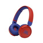 JBL Jr 310BT Children's Over-Ear Headphones with Bluetooth and Built-In Microphone, Red