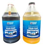 4 Lb. Density Expanding Pour Foam, 2 Part Polyurethane Closed Cell Liquid Foam for Boat and Dock Flotation, Soundproofing, Filling Voids, and Insulation (1 Gallon Kit)