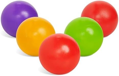 Multi-Colored Replacement Ball Set of 5 for Playskool Ball Popper Toys | Compatible with Busy Ball Popper Toy and playskool Elephant Ball Popper Replacement Balls | Colorful Baby Balls and Toy Balls