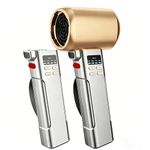 VortLab 730PRO Cordless Car Dryer Air Blower with Detachable Battery, Max 7.5Min 220MPH Turbo, 1.5H Type-C, 10° Tilt Grip, LED Light for Car/Hood/Sawdust/Yard/Fluffy Snow (Deep Silver Gold)