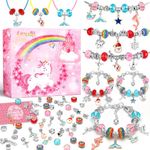 Lenski Gifts for Girls, Unicorn Gifts for Girls, Stocking Fillers Kids Girls Birthday Presents 5-13 Year Old, Bracelet Making Kit, Arts and Crafts for Kids Teenage Girls Toys Age 5 6 7 8 9 10