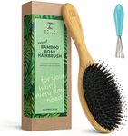 Natural Boar Bristle Hair Brush for