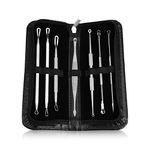 Glamza 7pcs Pimple Remover Tool Kit Blackhead Whitehead Acne Blemish Spot Set