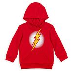 DC Comics Justice League The Flash Big Boys Fleece Pullover Hoodie Awesome Red 14-16