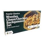 LPG Wooden Folding Chess/Checkers/B