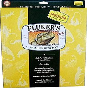 Fluker's Premium Heat Mat for All Reptiles and Amphibians, Medium 11"x11"