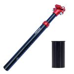 Ubervia® MTB Bike Suspension Seatpost Aluminum Alloy Bicycle Damping Seat Post Shock Absorber Seat Tube 27.2mm for Mountain Road Bike