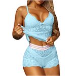 AMhomely UK Stock Sale Womens Bow Lace Solid Color Sexy Sling Pajama Set Sexy Lingerie Set Babydoll Sleepwear Nightwear Set Ladies Comfort Cotton Everyday Bra Gift for her Girls