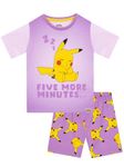 Pokemon Pajamas | Pikachu Pajamas for Girls | Pikachu Girls Pajama Sets | Purple 12