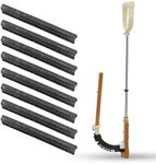 BERPET Pex Stapler for Foam Board with 1100 Pcs 1.5 Inch Staples, Stand-Up Heavy Duty Manual Tacker for 1 or 2 Inch Foamboard Insulation, Professional Radiant Floor Heating Installation Tool