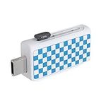 USB C Flash Drive 64GB 3.0 Type C Dual OTG Thumb Drive C High Speed Drive for Android Phone USB-C Smartphones New MacBook & Tablets- White & Blue