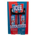 Fizz Creations ICEE 2 Pack Slushie Syrups. Genuine ICEE Slushy syrups including Blue Raspberry and Red Cherry Flavors. 2 16.9 Fl oz Bottles. Officially Licensed ICEE Merchandise.