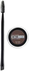 Maybelline New York Tattoo studio Brow Pomade Long Lasting, Buildable, Eyebrow Makeup, Deep Brown, 0.106 Oz