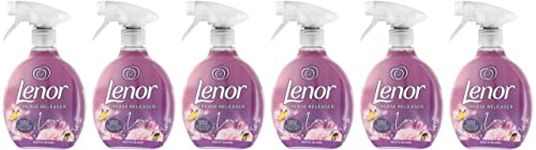 Lenor Crease Releaser Spray, Removes Creases in Fabric, Exotic Bloom Scent, 6Pk, 6 x 500ml