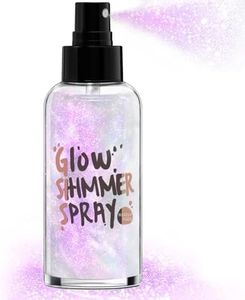 HOSAILY Body Glitter Spray - White Mermaid Body Shimmer for Face, Hair & Body, Moisturizing Luminizer Glow Illuminator, Quick-Drying Sparkling Glitter Spray Liquid Highlighter Makeup (#05)