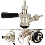 Beer Keg Coupler D System Tap Lever Handle with Safety Pressure Relief Valve for US Domestic