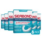 Seabond Denture Fixative Seals - Original - 15 Lowers - Pack of 6