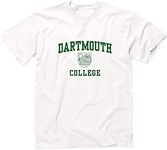 Ivysport Dartmouth College Short-Sleeve T-Shirt Crest, White, X-Large