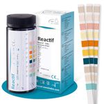 100 x Reactif 10-in-1 Urine Test Strips - 10 Parameter Urine Dipstick Test Strips for Bilirubin, Blood, Glucose, Ketone, Leukocytes, Nitrite, pH, Protein, Specific Gravity & Urobilinogen