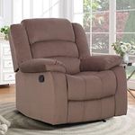 ANJ Fabric Recliner Chair with Over