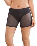 Leonisa - Soft Control Seamless Girdle Panty, Black/White, XL