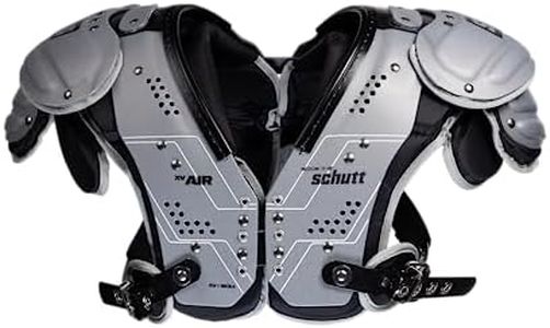 Schutt XV Skill Shoulder Pads - Air,Silver/Black