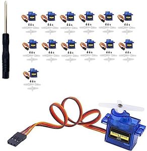 WWZMDiB SG90 Micro Servo Motor for Arduino Raspberry Pi DIY (12 Pcs)