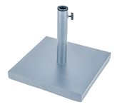 15" Square 26lb. Cement Umbrella Base by Trademark Innovations (Gray)