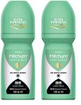 Mitchum Invisible Women 48HR Protection Roll On Deodorant & Anti-Perspirant, No White Marks, Alcohol Free, Clear Fresh (Pack of 2)