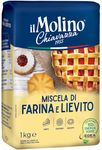 il Molino Chiavazza Italian Type 00 Self Raising Flour 1kg | Mix of Yeast & Type 00 Soft Wheat Flour | Perfect for Cakes, Desserts & Biscuits