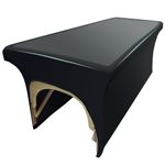 Lash Bed Cover PU Leather Massage Table Cover Waterproof&Wipeable Protective Cover for Eyelash Extension Bed/Salon Massage Bed/Spa Bed,Odorless and High Elasticity Vegan Leather Lash Bed Topper(6FT)